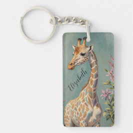 穏やかなパーソナライズされた巨人 キーホルダー