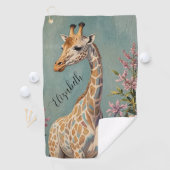 穏やかなパーソナライズされた巨人 ゴルフタオル (インサイチュ)