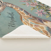 穏やかなパーソナライズされた巨人 シェルパブランケット (3/4)