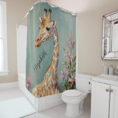 穏やかなパーソナライズされた巨人 シャワーカーテン (インサイチュ)