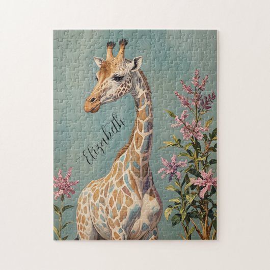 穏やかなパーソナライズされた巨人 ジグソーパズル (縦)