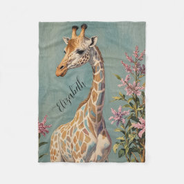 穏やかなパーソナライズされた巨人 フリースブランケット