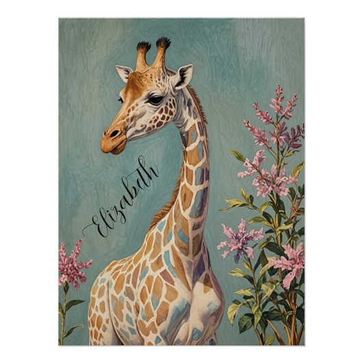 穏やかなパーソナライズされた巨人 ポスター (正面)