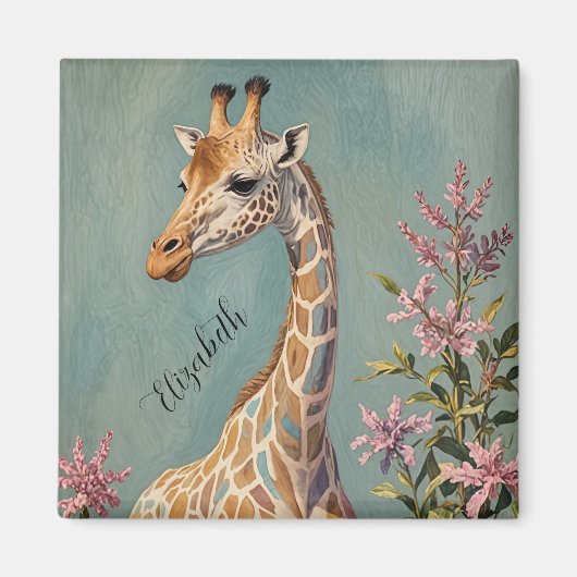 穏やかなパーソナライズされた巨人 マグネット (正面)