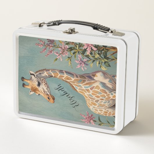 穏やかなパーソナライズされた巨人 メタルランチボックス (正面)