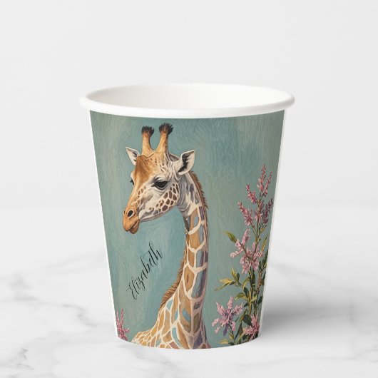 穏やかなパーソナライズされた巨人 紙コップ (正面)