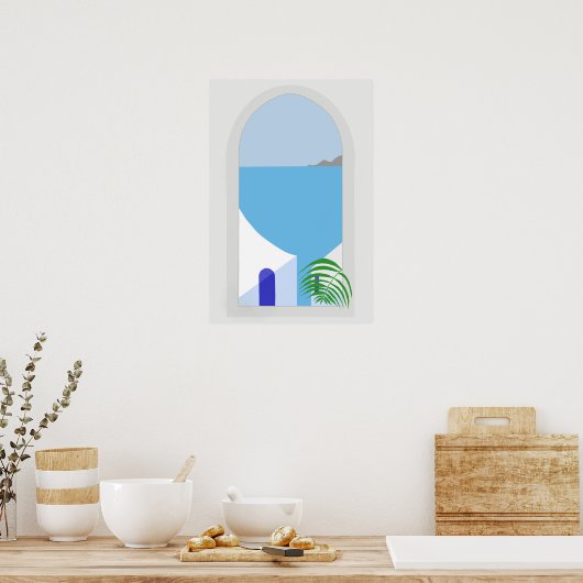 穏やかなビュー ポスター (キッチン)