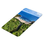 穏やかなビーチアットザリバーマウス – ワイルド自然ラ マグネット (左側)