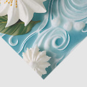 穏やかなビーチシーンとホワイトシーフオム 薄葉紙 (詳細)