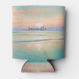 穏やかなビーチ 缶クーラー