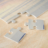 穏やかなファンタジー湖ウィローとヘロン ジグソーパズル (側面)