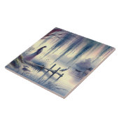 穏やかなファンタジー湖ウィローとヘロン タイル (側面)