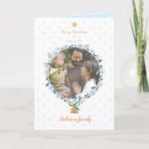 穏やかなフローラクリスマスと新年フォトホリデー