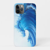穏やかなブルーウェーブスプラッシュ Case-Mate iPhoneケース (裏)