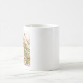 穏やかなペキニーズの水彩マグカップ コーヒーマグカップ (中央)