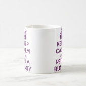 穏やかなペットをバニーのマグ飼って下さい コーヒーマグカップ (中央)