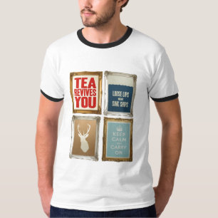 穏やかなポスターを保って下さい Tシャツ