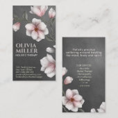 穏やかなマグノリアフラワーブランチ 名刺 (正面/裏面)