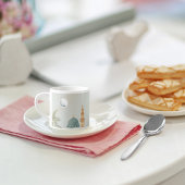 穏やかなマスジッド・アル・ナバウィ エスプレッソ マグカップ | イスラム美術