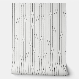 穏やかなミニマル抽象芸術線（灰色） 壁紙
