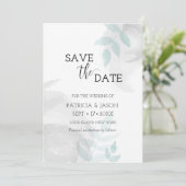 穏やかなミントとグレー セーブザデート (スタンド正面)