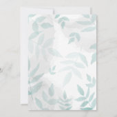 穏やかなミントとグレー セーブザデート (裏面)