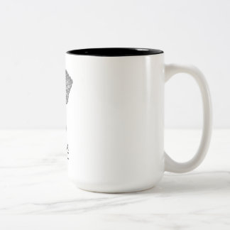 穏やかなモザイク芸術家を保って下さい ツートーンマグカップ