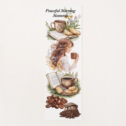 穏やかなモーニングモーメントタオル ヨガマット (正面)