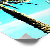 穏やかなヤシ ポスター (角)