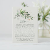 穏やかなユーカリエレガントプスグリーンブリーズシーガラス エンクロージャーカード (スタンド正面)