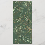 穏やかなユーカリエレガントプスグリーンブリーズシーガラス メニュー (裏面)