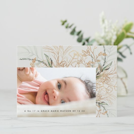 穏やかなユーカリプトゥスグリーンブリーズシーガラス写真 (スタンド正面)