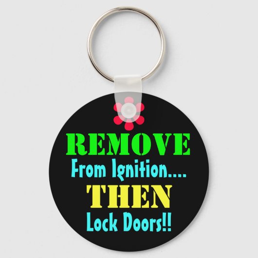 穏やかなリマインダー キーホルダー (正面)