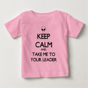 穏やかなリーダーを保って下さい ベビーTシャツ