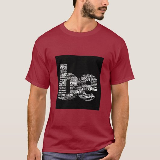 穏やかなレイヤー Tシャツ (正面)