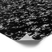 穏やかなロッキーケリーの月光の夜景 ポスター (角)