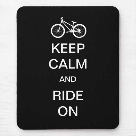 穏やかな乗車を保って下さい マウスパッド (正面)