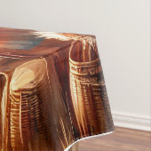 穏やかな先住民インディアンテペバイザ穏やかな川 テーブルクロス (インサイチュ)