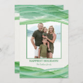穏やかな写真のホリデーカード シーズンカード (正面/裏面)