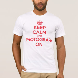 穏やかな写真を保って下さい Tシャツ