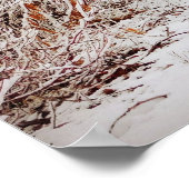 穏やかな冬の道 ポスター (角)