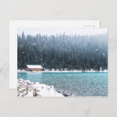 穏やかな冬 (ルイーズ湖) ポストカード (正面/裏面)
