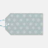 穏やかな冬 | Ice Blue Holiday ギフトタグ (裏面横)