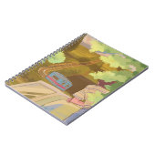 穏やかな列車の旅のノート – 80の美学 ノートブック (左側)