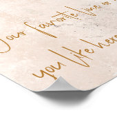 穏やかな北極のトーン金ゴールドキリンbohoウォールアート ポスター (角)