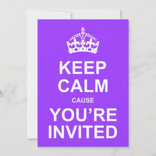 穏やかな原因の招待されましたQuinceañeraを保って下さい 招待状 (正面)