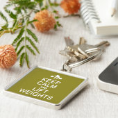 穏やかな及び上昇の重量カスタムな色のキーホルダー保って下さい キーホルダー (側面)