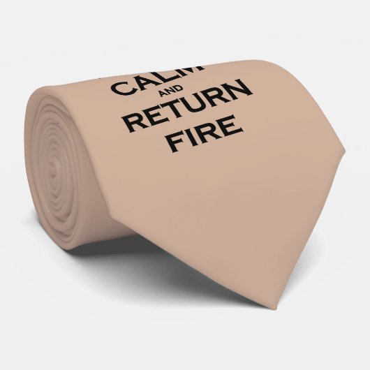 穏やかな及び帰りの火のタイを保って下さい ネクタイ (ロール)