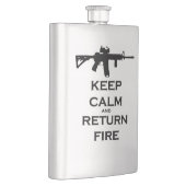 穏やかな及び帰りの火のフラスコを保って下さい フラスク (右)