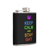 穏やかな及び滞在の陽気でカスタムなフラスコ保って下さい フラスク (右)